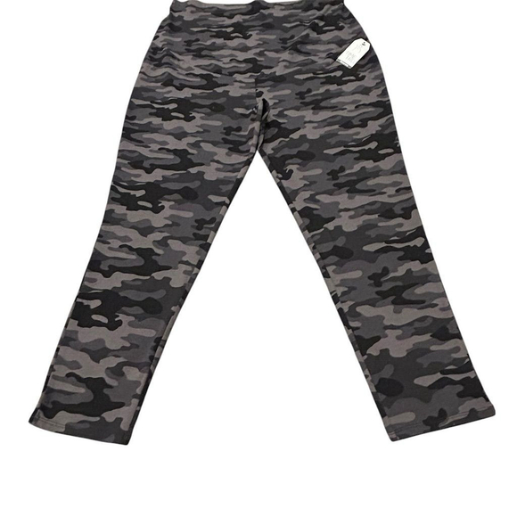 Time And Tru Pants - Time And Tru Maternity Leggings XXL Gray Camo Print